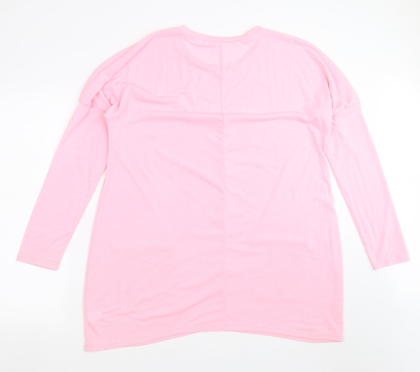 Preworn Womens Pink   Basic T-Shirt Size 3XL