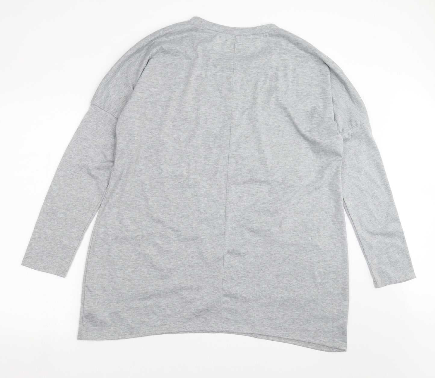 Preworn Womens Grey   Basic T-Shirt Size 3XL
