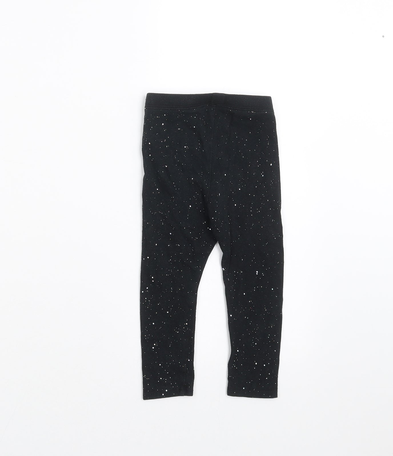 Cat & Jack Girls Black    Trousers Size 2 Years - glittery leggings