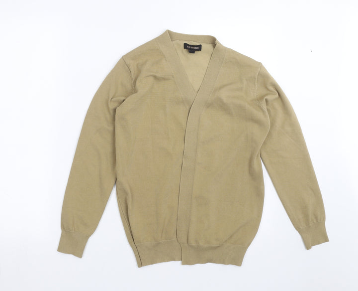 QED London Womens Beige Knit Cardigan Jumper Size S