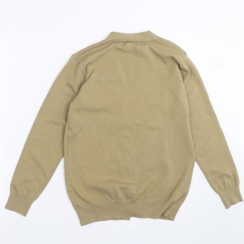 QED London Womens Beige  Knit Cardigan Jumper Size S