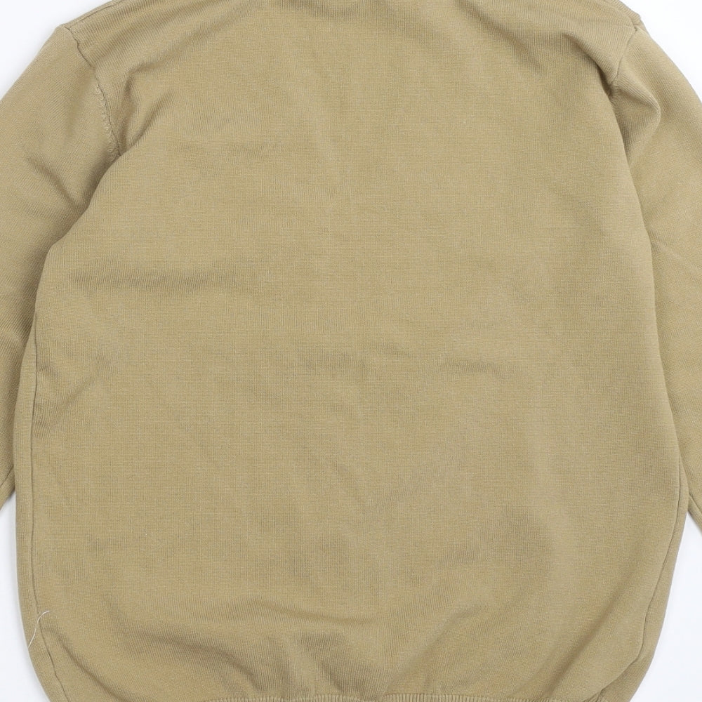 QED London Womens Beige  Knit Cardigan Jumper Size S