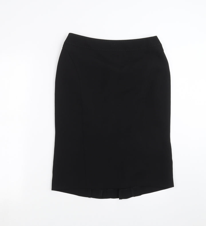 F&F Womens Black Straight & Pencil Skirt Size 10