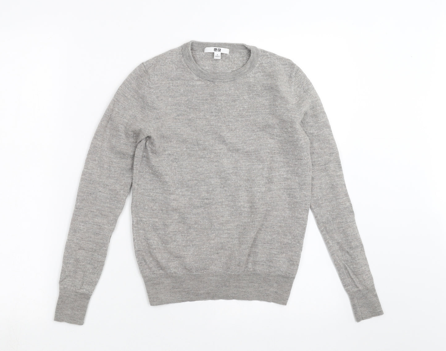 Uniqlo Womens Grey  Knit Pullover Jumper Size S