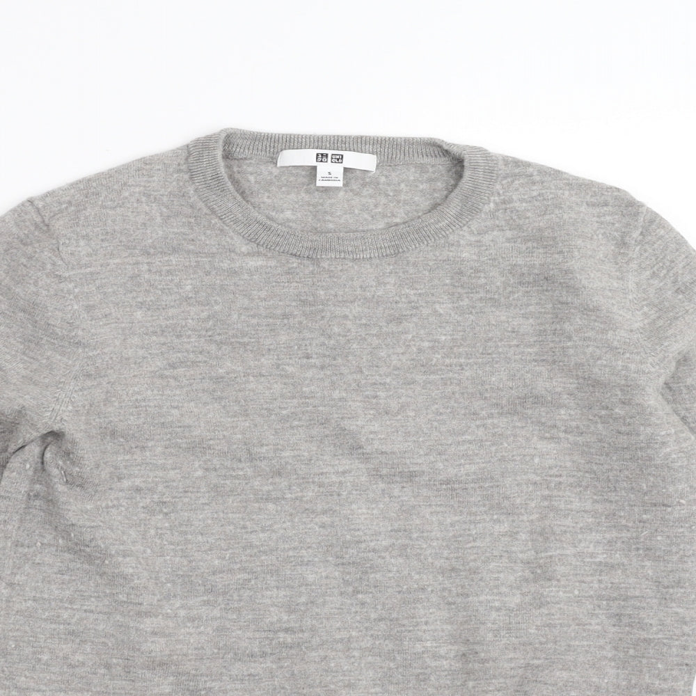 Uniqlo Womens Grey  Knit Pullover Jumper Size S