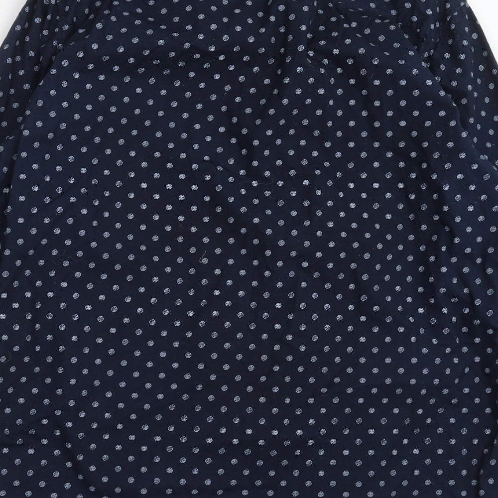 Jack Wills Mens Blue Geometric   Dress Shirt Size L
