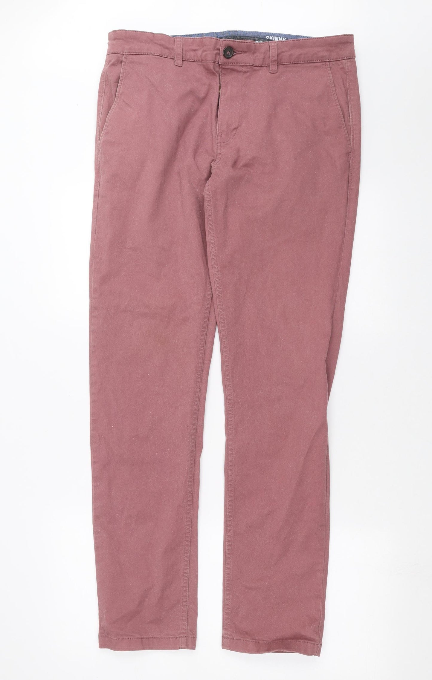 F&F Mens Purple   Chino Trousers Size 36 in L32 in
