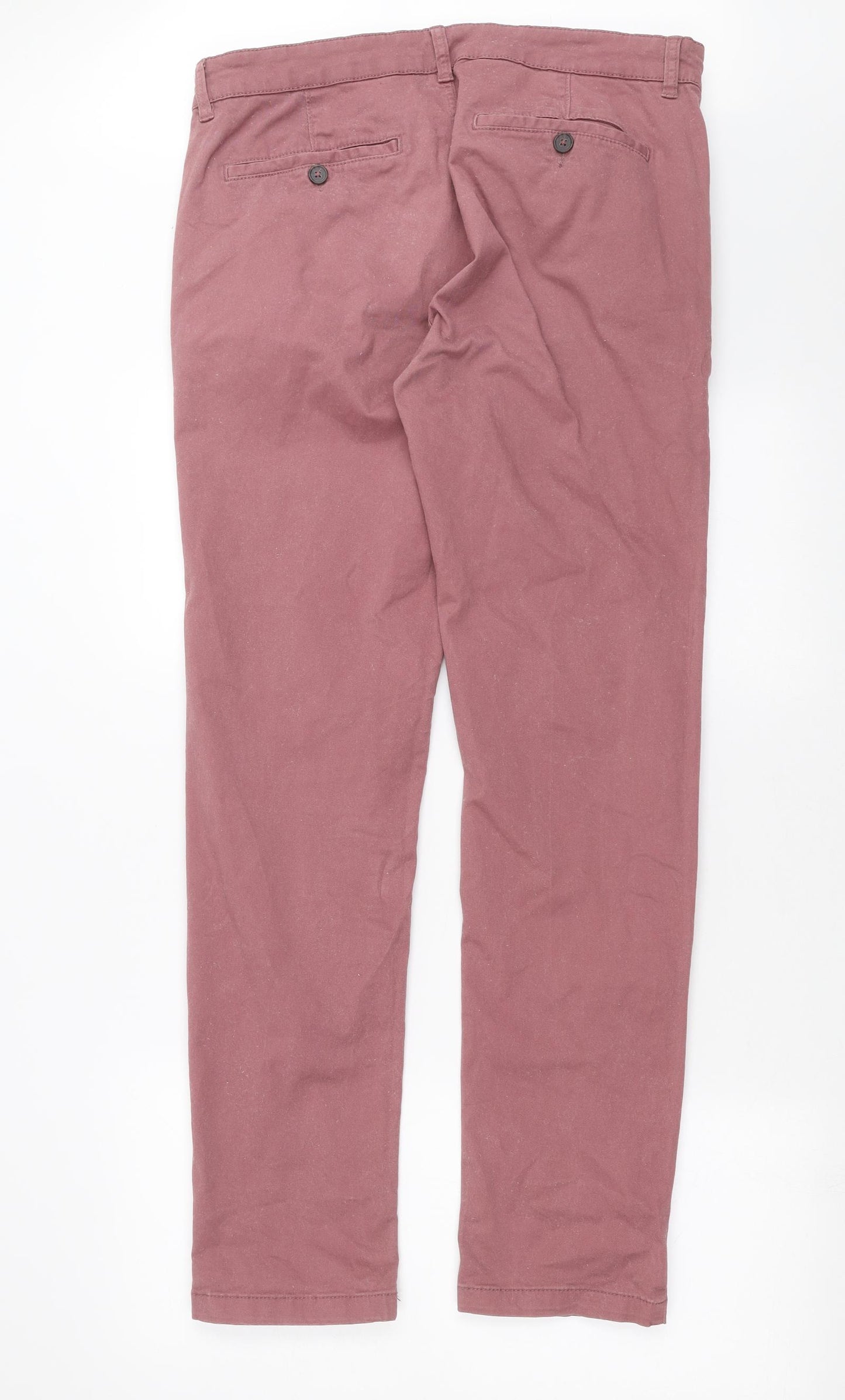 F&F Mens Purple   Chino Trousers Size 36 in L32 in