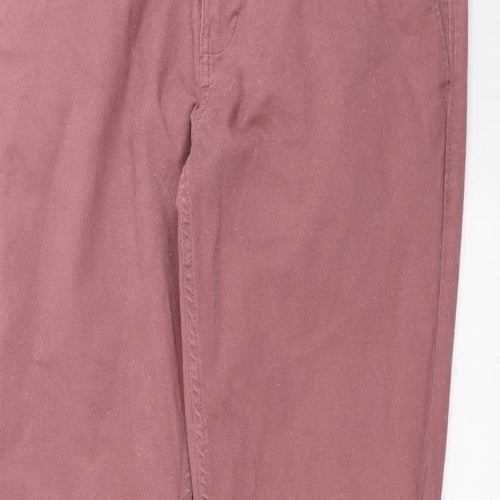 F&F Mens Purple   Chino Trousers Size 36 in L32 in
