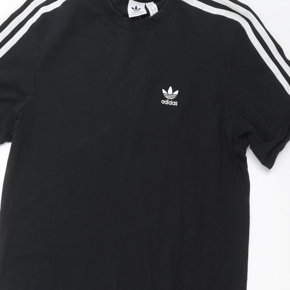 adidas Womens Black   T-Shirt Dress  Size 8
