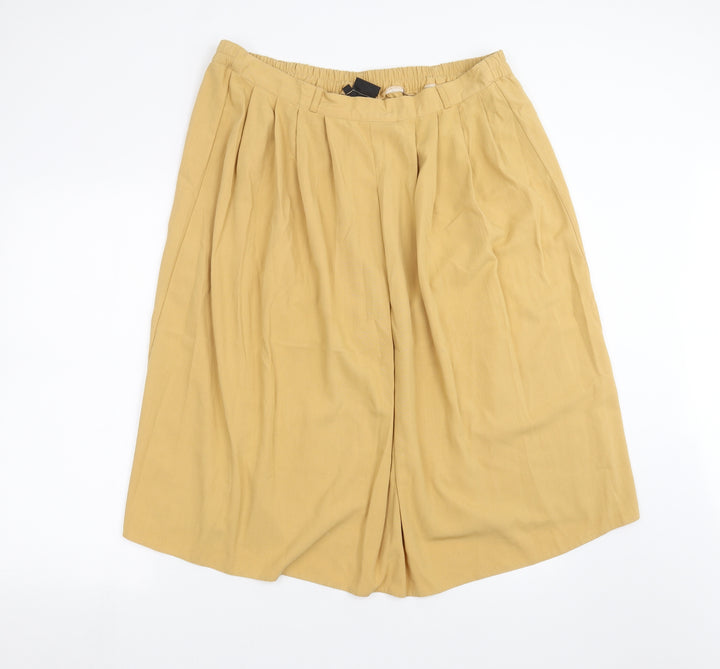VOLONTE Womens Beige   A-Line Skirt Size 18