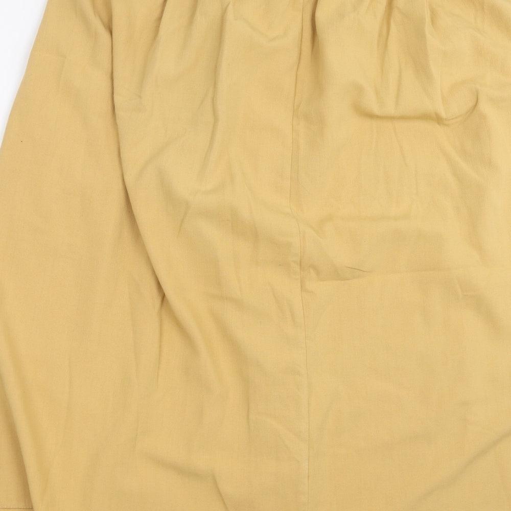 VOLONTE Womens Beige   A-Line Skirt Size 18