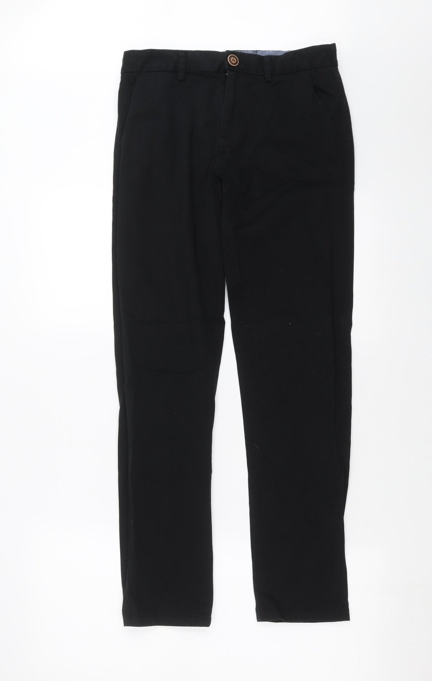 NEXT Boys Black   Chino Trousers Size 13 Years