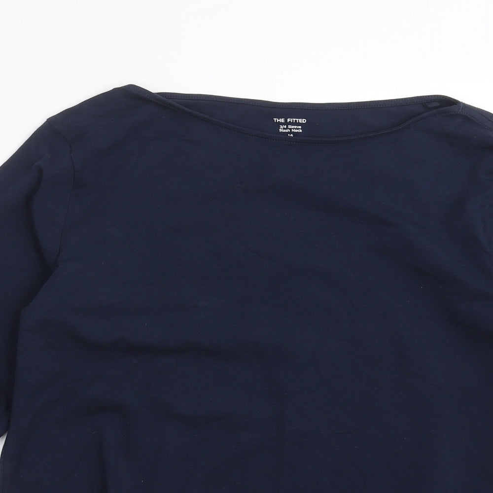 Marks and Spencer Womens Blue   Basic T-Shirt Size 16