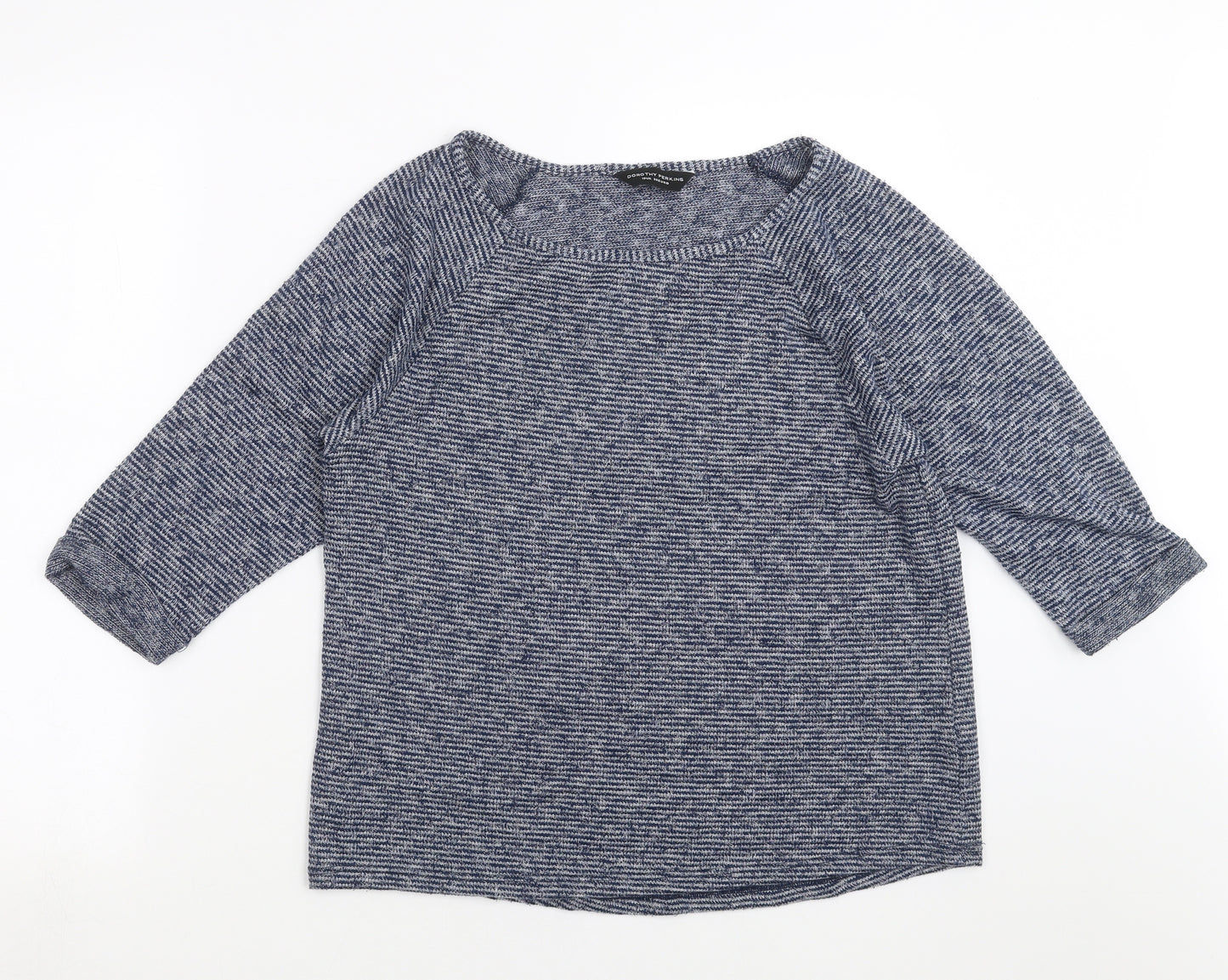 Dorothy Perkins Womens Blue Striped  Pullover Jumper Size 10