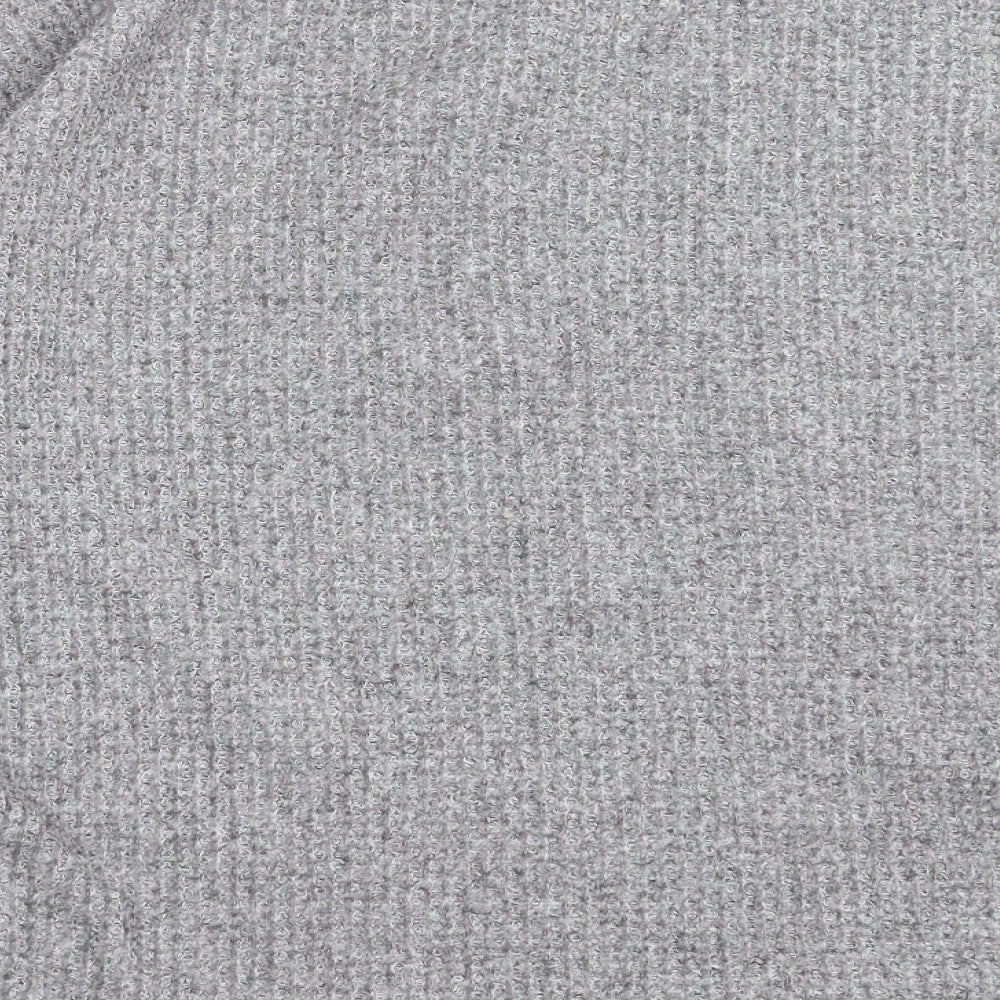 Papaya Womens Grey  Knit Pullover Jumper Size M