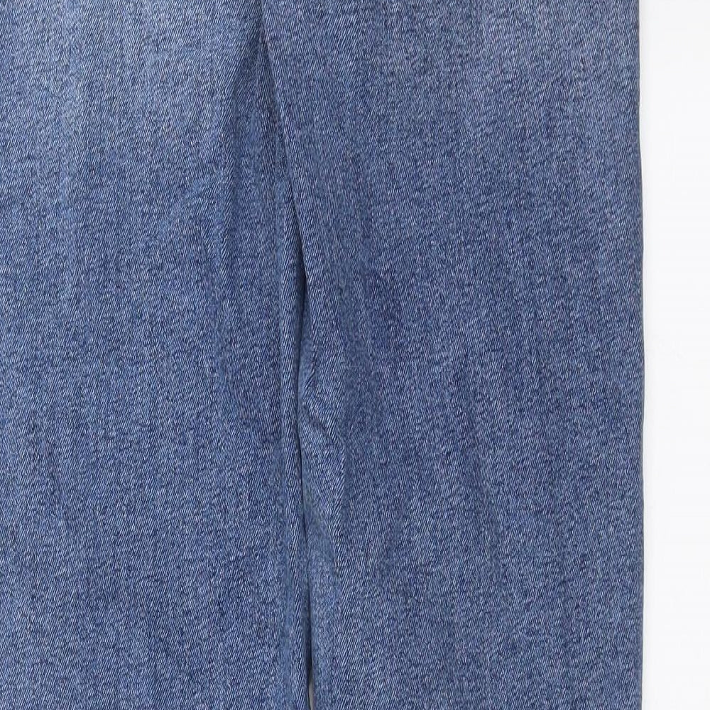 New Look Womens Blue  Denim Mom Jeans Size 12 L33 in - lift & Shape