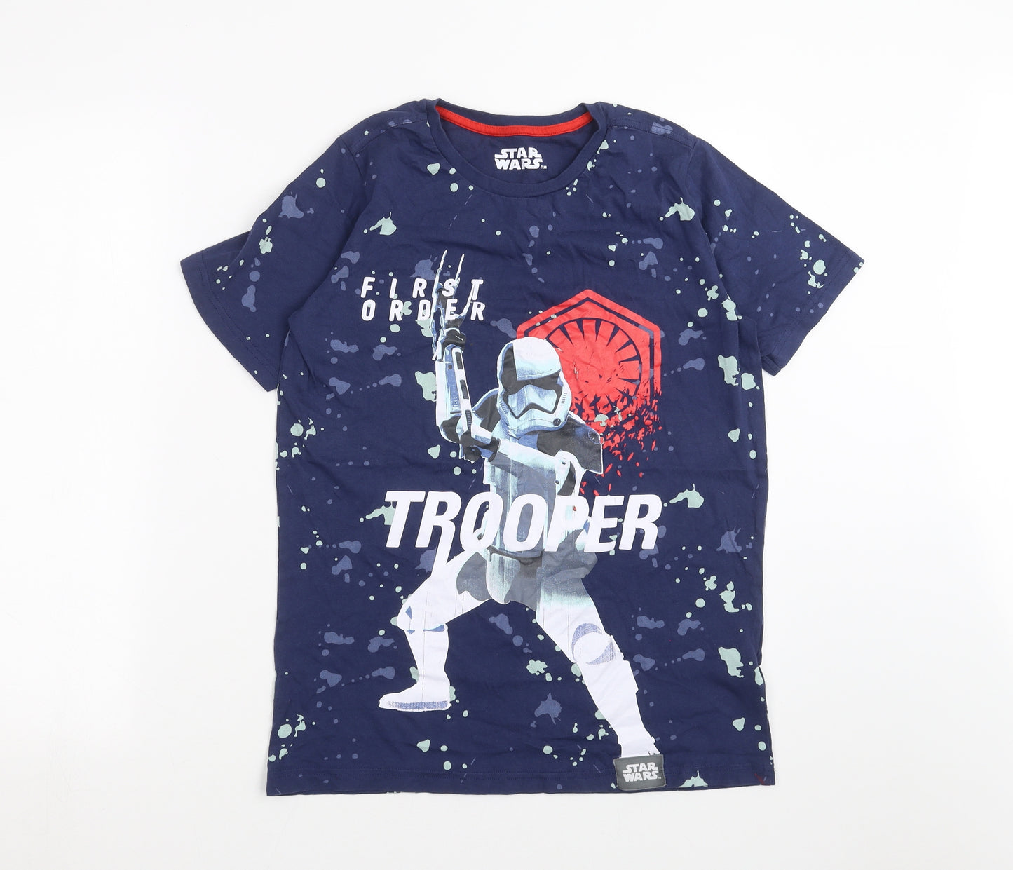 Marks and Spencer Boys Blue   Basic T-Shirt Size 13-14 Years  - STAR WARS