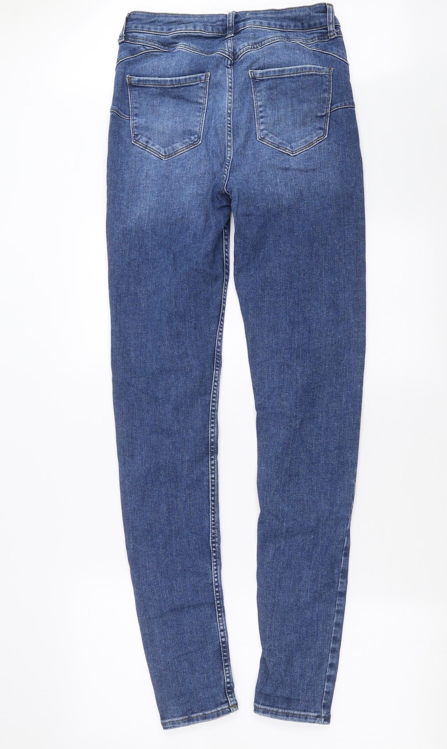 New Look Womens Blue  Denim Skinny Jeans Size 12 L32 in - lift & Shape