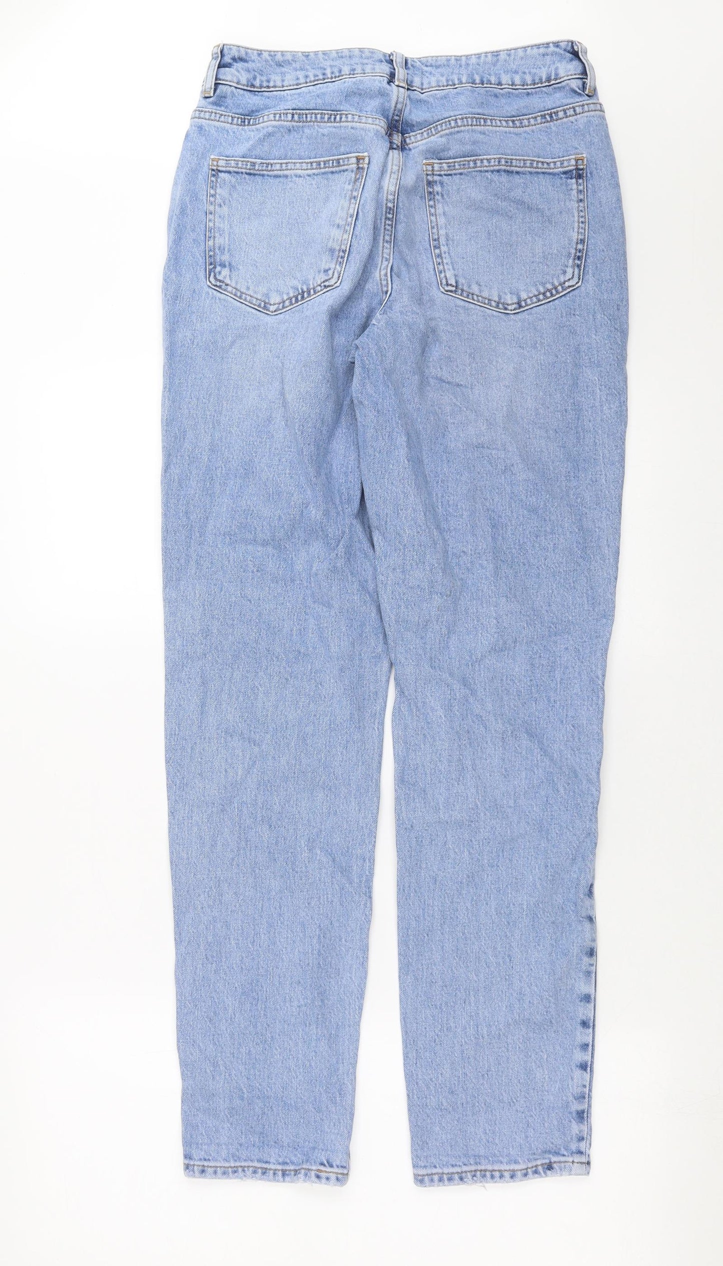 New Look Womens Blue  Denim Straight Jeans Size 12 L31 in