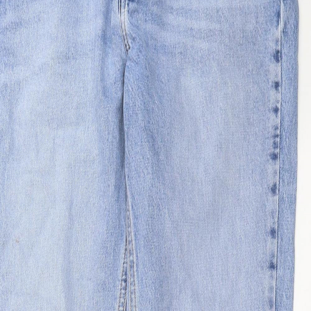 New Look Womens Blue  Denim Straight Jeans Size 12 L31 in