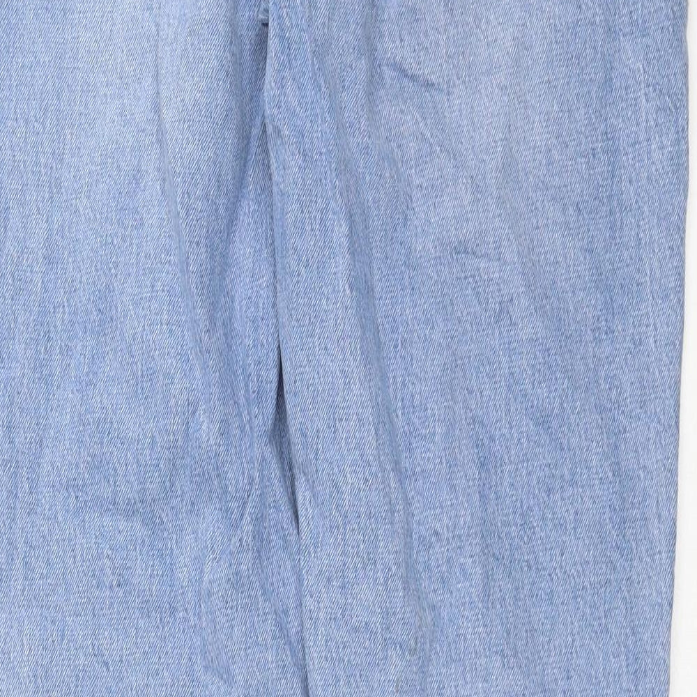 New Look Womens Blue  Denim Straight Jeans Size 12 L31 in