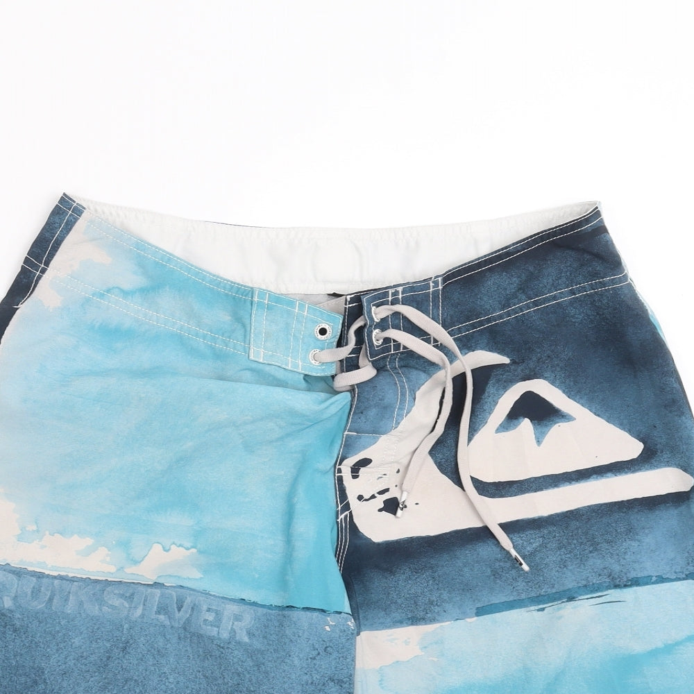 Quiksilver Mens Blue   Bermuda Shorts Size 32 in