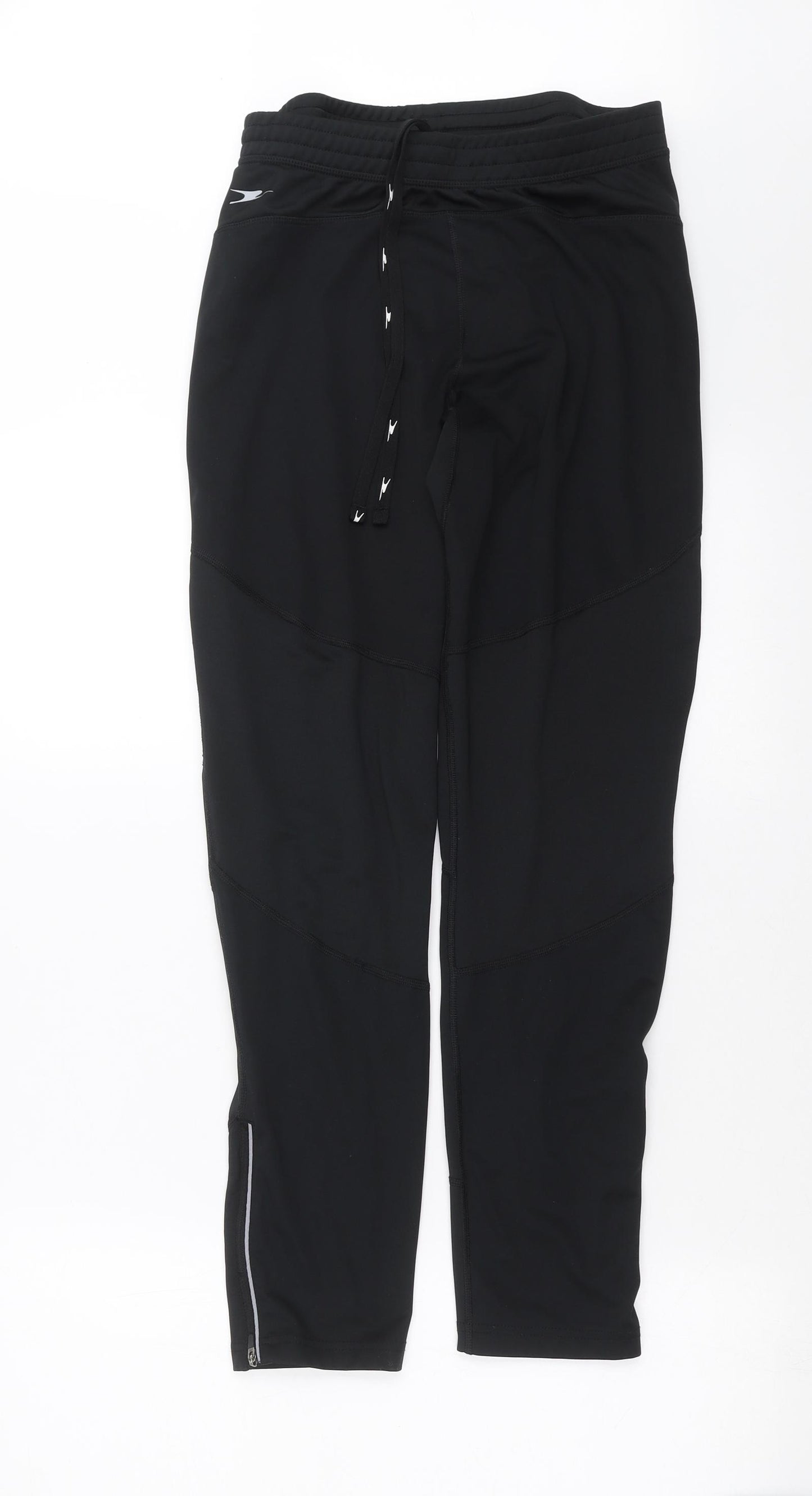 Crane Womens Black   Compression Leggings Size M L28 in