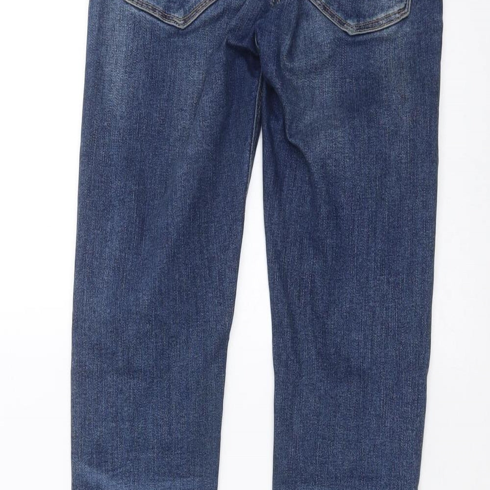 Zara Womens Blue  Denim Skinny Jeans Size 8 L28 in