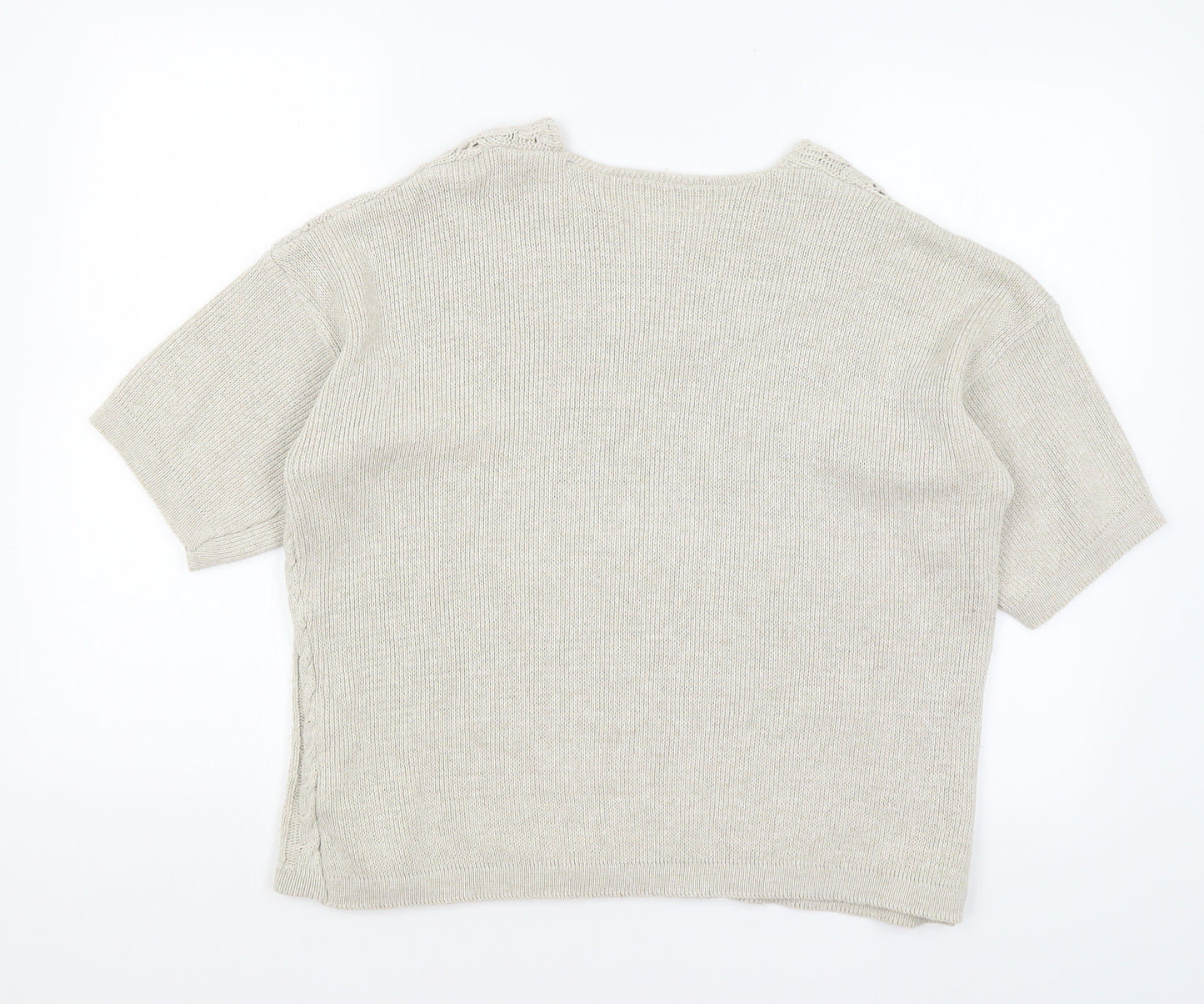 Cignal Womens Beige   Pullover Jumper Size L