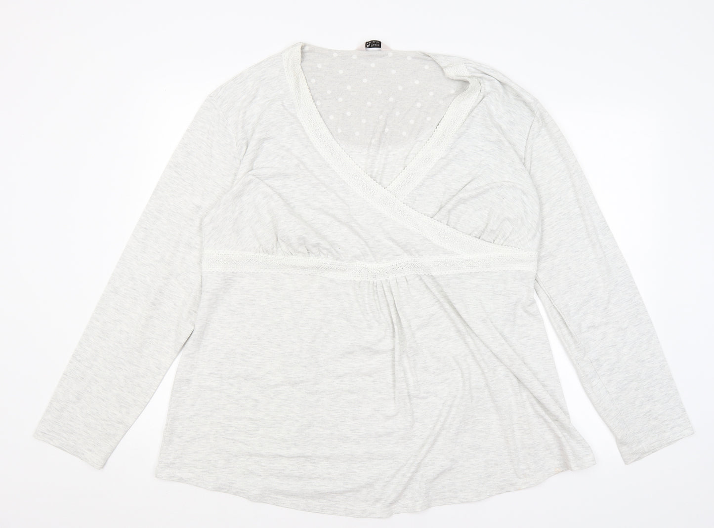 TU Womens Grey   Basic T-Shirt Size XL