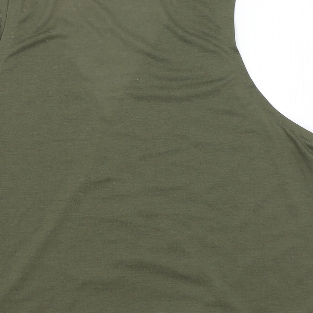 Simply Be Womens Green   Wrap Tank Size 22