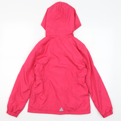 George Girls Pink   Rain Coat Coat Size 10-11 Years