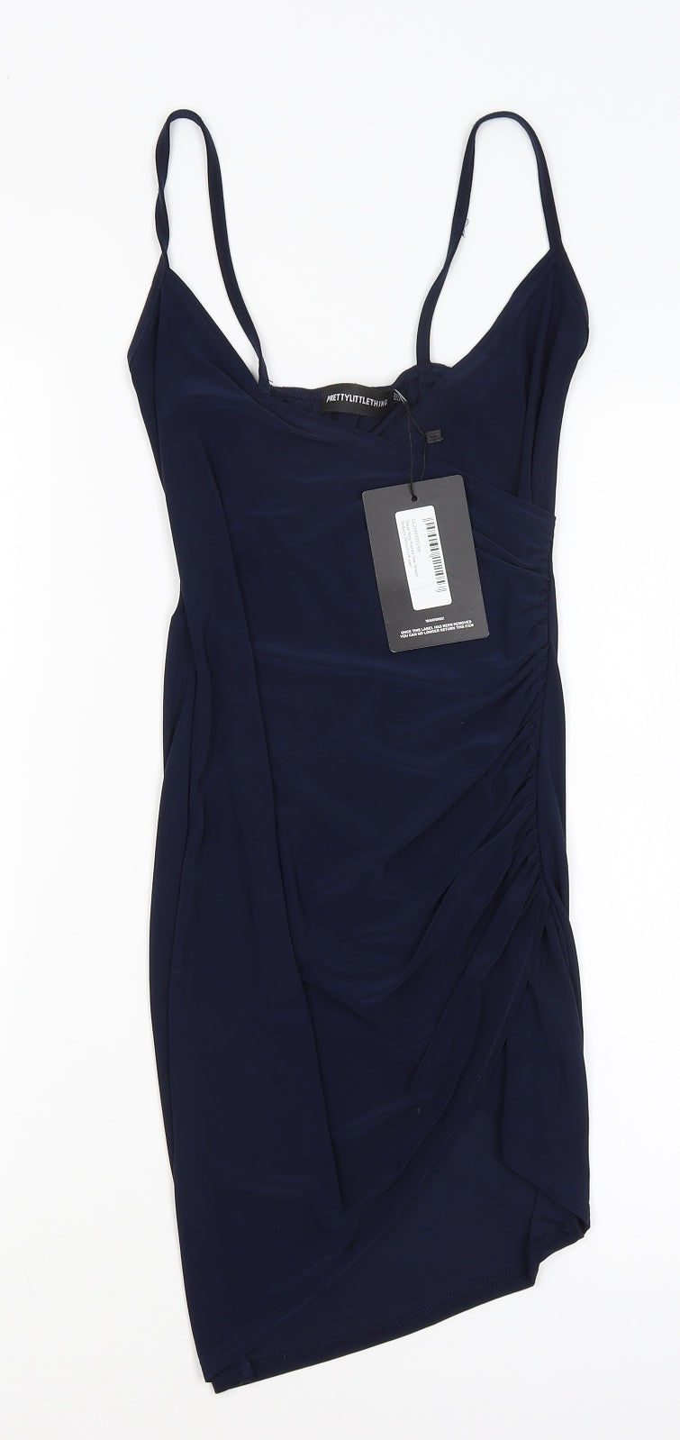 Pretty Little Thing Womens Blue   Bodycon  Size 6