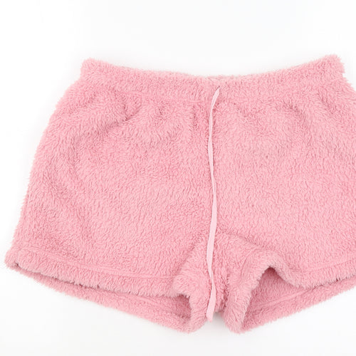 Loungable Womens Pink   Sweat Shorts Size L