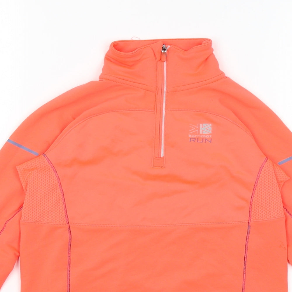 Karrimor Girls Orange   Pullover Jumper Size 9-10 Years