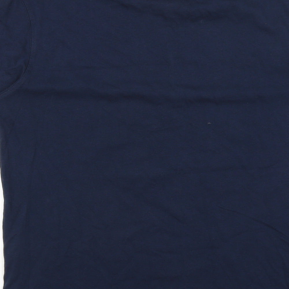 Animal  Mens Blue    T-Shirt Size L