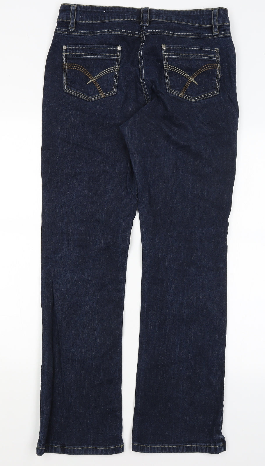 Trader Womens Blue   Bootcut Jeans Size 12 L30 in