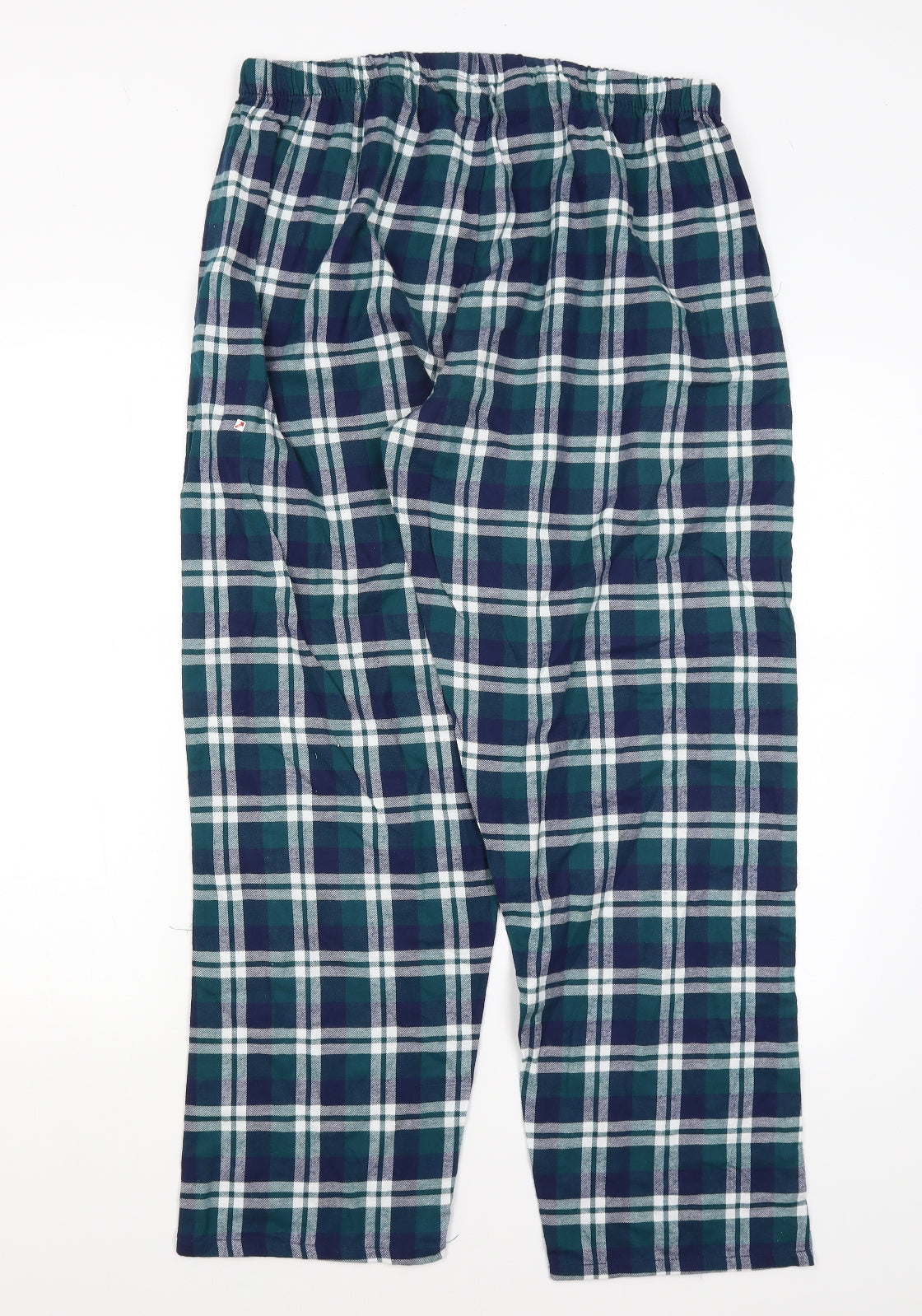 Love to Lounge Womens Blue Plaid  Capri Pyjama Pants Size L