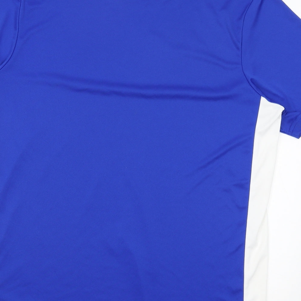 adidas Mens Blue   Basic T-Shirt Size L