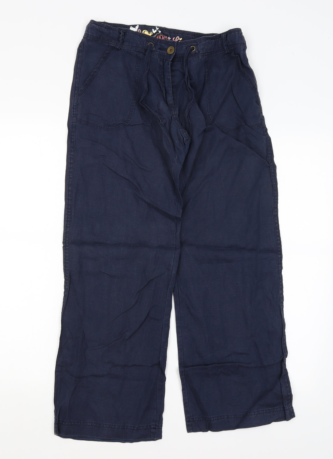 Atmosphere Womens Blue   Trousers  Size 8 L25.5 in