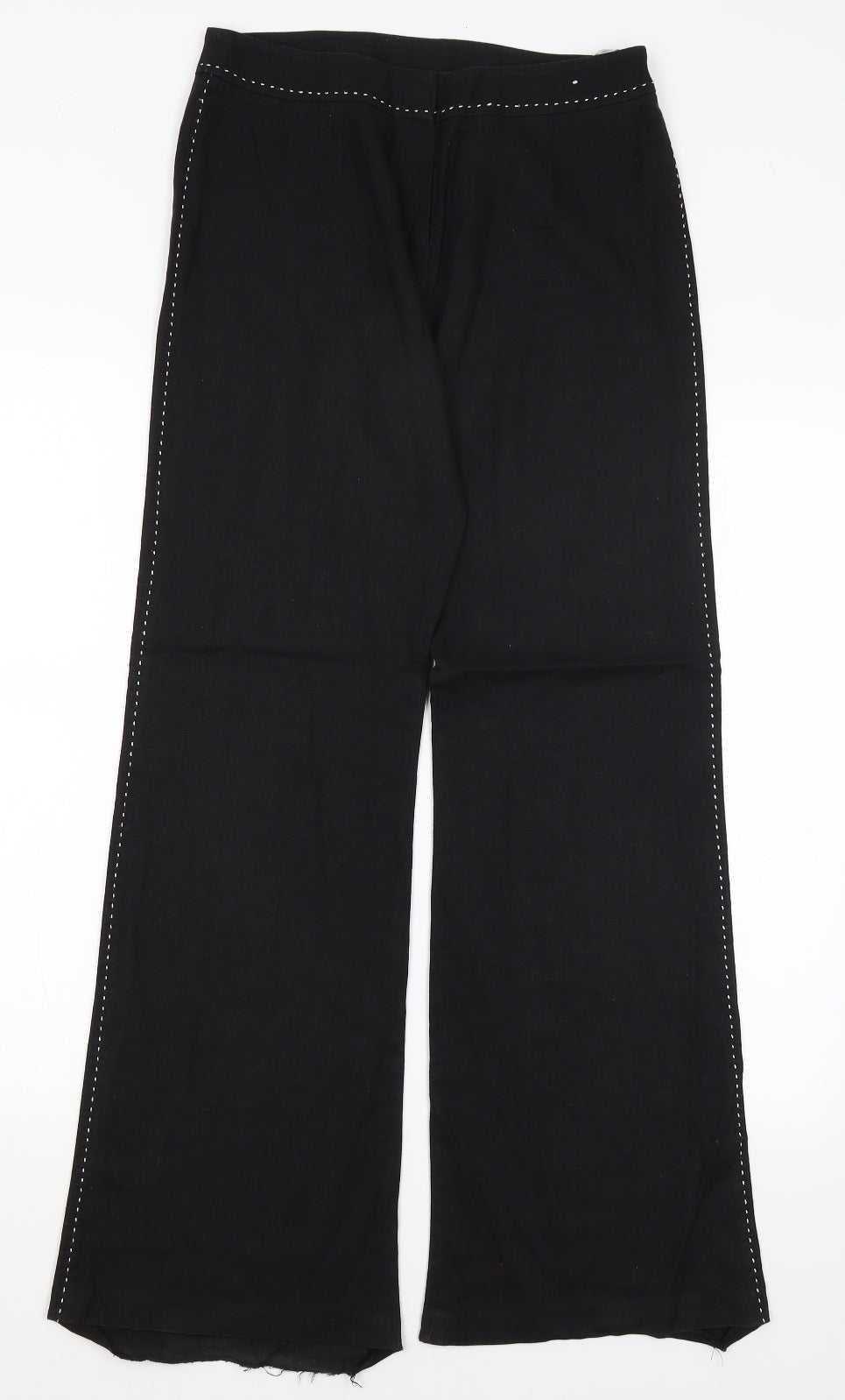 NEXT Womens Black   Trousers  Size 8 L30 in