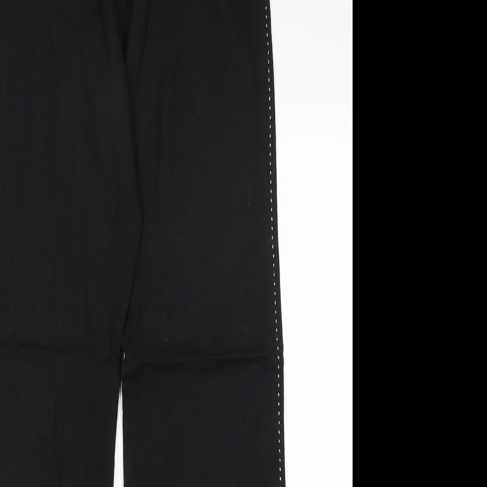 NEXT Womens Black   Trousers  Size 8 L30 in