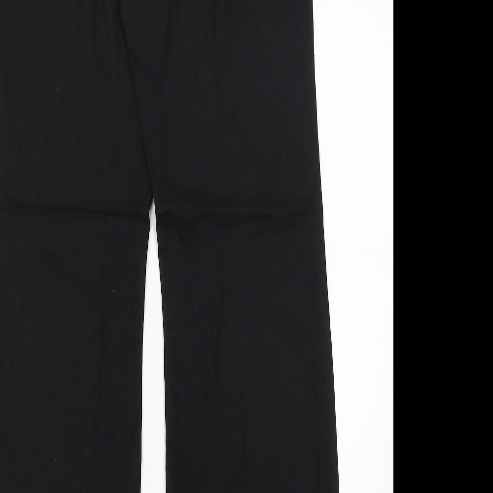 NEXT Womens Black   Trousers  Size 8 L30 in