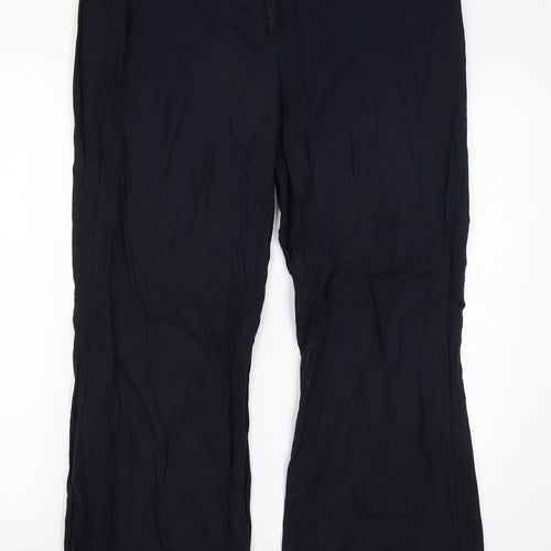 Collection Womens Blue   Trousers  Size 14 L28.5 in