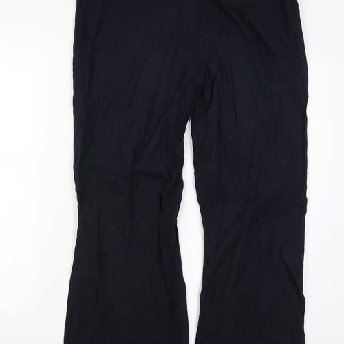 Collection Womens Blue   Trousers  Size 14 L28.5 in