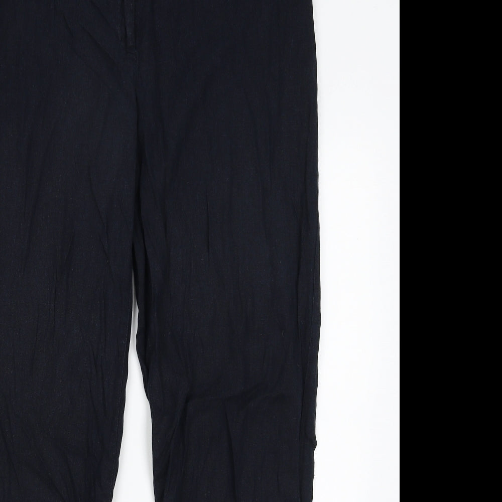 Collection Womens Blue   Trousers  Size 14 L28.5 in