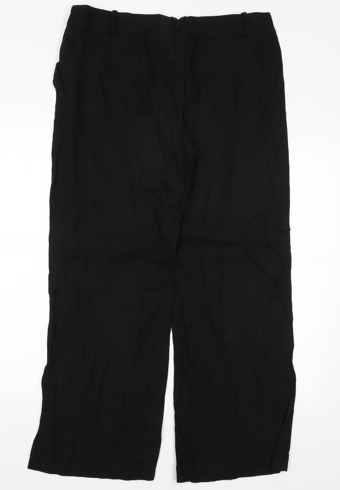 New Look Womens Black   Trousers  Size 14 L30 in