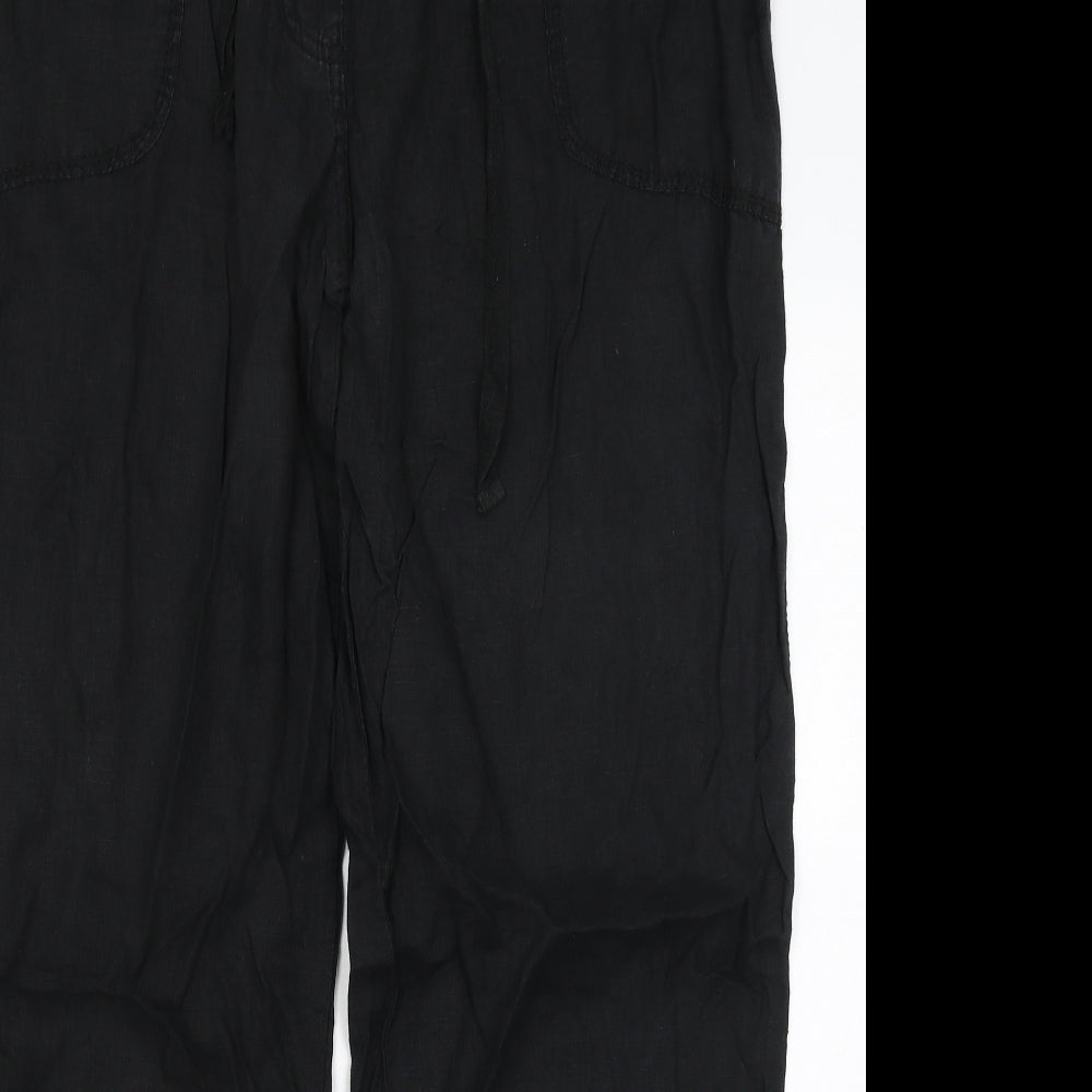 Denim Co Womens Black   Trousers  Size 20 L31 in