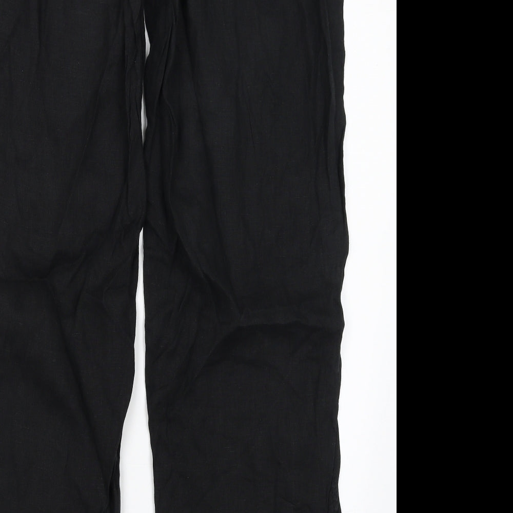 Denim Co Womens Black   Trousers  Size 20 L31 in